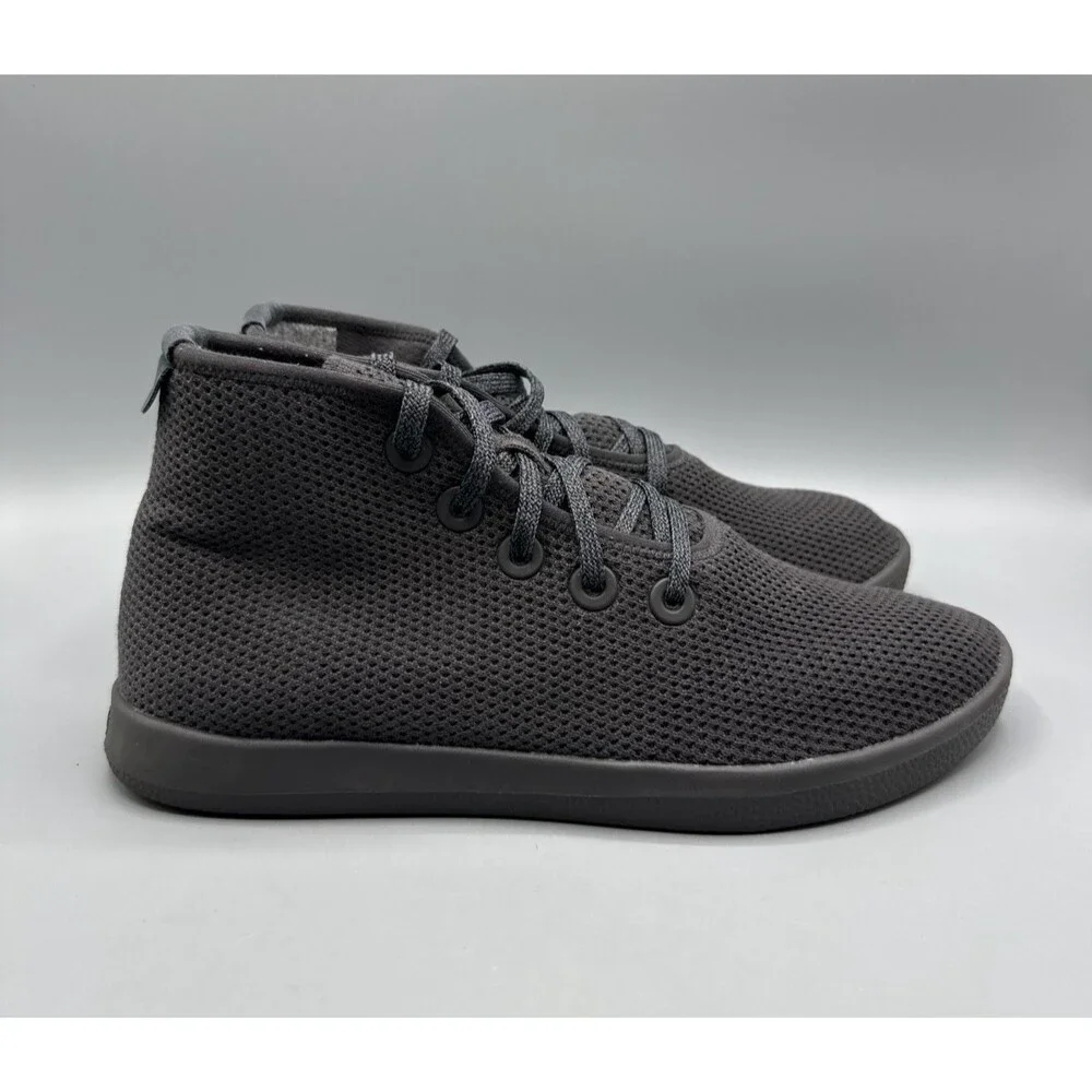 Allbirds Shoes Mens Tree Toppers High Top Sneakers Gray Mesh Comfort Size 10